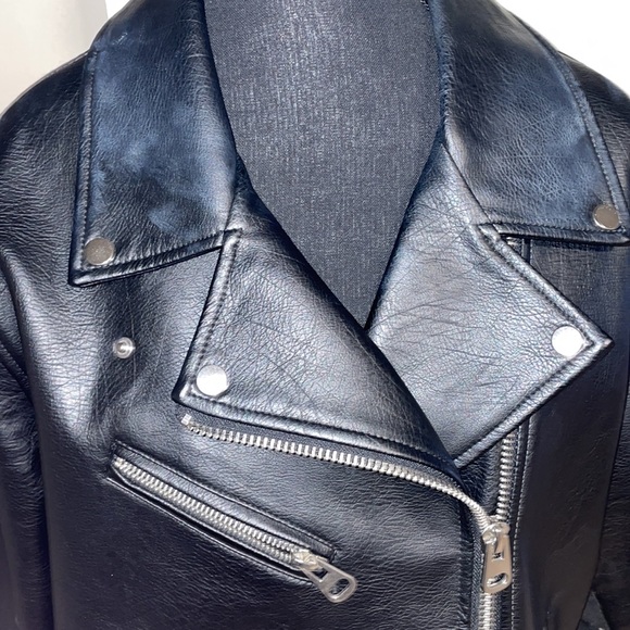 A- MTL 1980 2XL Faux Leather Jacket Black - Picture 2 of 8